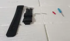 腕時計用 ラバーベルト 交換用 ブラック ラグ幅16mm Gショック対応のサムネイル