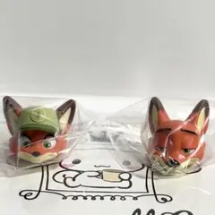 ズートピア ファッションリング　ニック・ワイルド 通常 幼少期 セット ガチャ