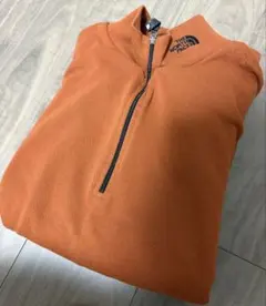 THE NORTH FACE ハーフジップトレーナー オレンジ テラコッタ