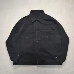 ✨美品！2ndタイプ！3XL✨ユニクロ デニムジャケット ブラック 完売品