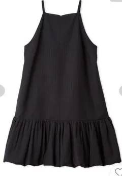 LILY BROWN フリル付きノースリーブミニワンピース　新宿未使用タグ付き