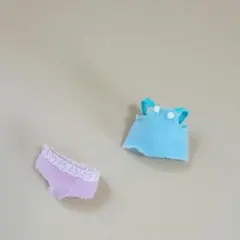 ２枚セット【赤ちゃん用】着せ替え服お洋服ロンパースパンツ　シルバニアファミリー