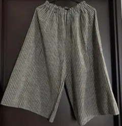 美品【ヤンマ産業 】会津木綿　YAMMA　キュロット 棒縞 美品【ヤンマ産業 】会津木綿 YAMMA キュロット 棒縞 - メルカリ