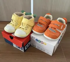 コンバースオールスター レモン＆イフミースニーカー 14.5cm 2点セット