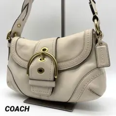 美品 COACH コーチ ワンショルダー ソーホー 10317 本革 レザー