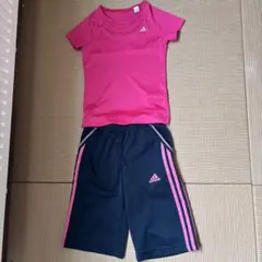 adidas キッズ Tシャツ ショートパンツ セット 140