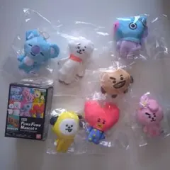 BT21 ふわふわマスコット 7体セット コンプリート 第1弾 食玩