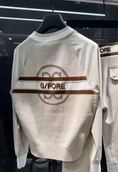 G/FORE ジーフォアゴルフウェアレディース トップスVネック長袖シャツ防風