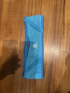 Salomon 青 ウエストポーチ 反射材付き