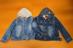 ディラッシュ　 デニムジャケット　Gジャン　 フード付き　120 130