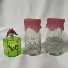 匿名配送★クレヨンしんちゃんしろシロミルク瓶型小物入れチョコビ小物入れ3個セット