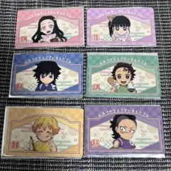 【6点セット】 きめつ食堂　特典　ショップ風カード　カード