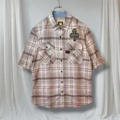 G-STAR RAW 半袖シャツ チェック柄 胸ポケット 綿100% M 春夏のサムネイル