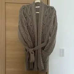 美品　cepo ニット　ロング　カーディガン