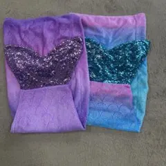 キッズ マーメイドブランケット2点