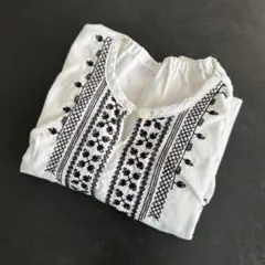 刺繍ブラウス 秋冬 95cm 西松屋 おしゃれ