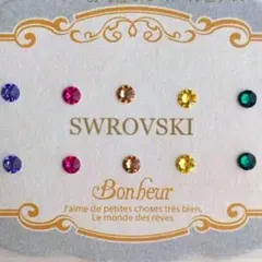 春色＊全38色から選べる10本セット＊スワロフスキー のピアス