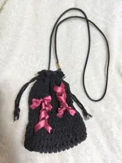 ハンドメイド ショルダーポーチ