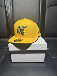 ニューエラ 59FIFTY UPSIDE DOWN アスレチックス 逆ロゴ