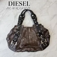 DIESEL archive ディーゼル　ブラックゴールド　バッグ　y2k
