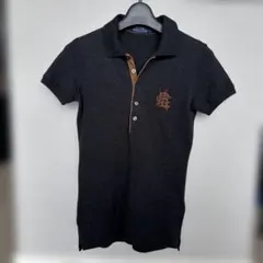 POLO RALPH LAUREN 半袖ポロシャツ XS ダークグレー