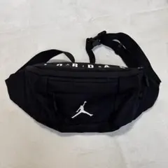 y050706 AIR JORDAN ウエストポーチ　ショルダー　ブラック