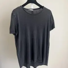ZARA ダークグレー 半袖Tシャツ M