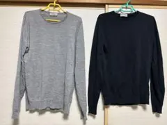 JOHN SMEDLEY ニット　メリノウール　Mサイズ 傷有のサムネイル