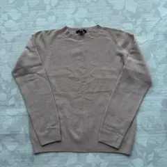 て*る様 ユニクロ 100%カシミヤ セーター L ダメージあり ピンク