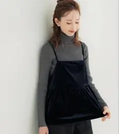 coca ベロアキャミソール