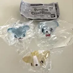 ナルミヤ PUKUTTO CLEAR RING ミントくん クー 3個セット