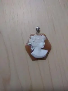 シルバー地金カメオペンダントトップ