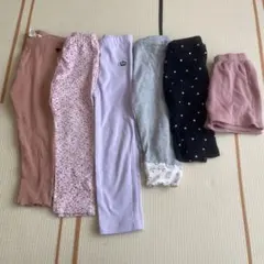 女の子 レギンス ショートパンツ まとめ売り 95-100サイズ