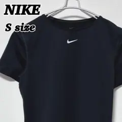 NIKE ナイキ Tシャツ 半袖 ドライフィット フィットネス ブラック 【S】のサムネイル