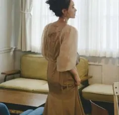 kastane【オケージョンドレス】2piece layered dress