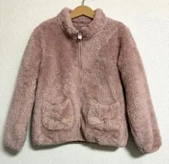 AnyFam エニィファム　ネコ　ボアブルゾン　130cm 猫　オンワード樫山