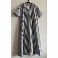 新品　green. ストライプ　ロングワンピース