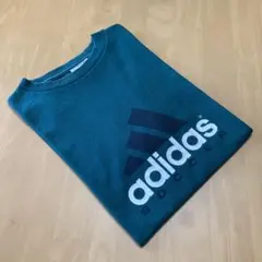 adidas アディダス　USA製　　Tシャツ　グリーン　Ｍ
