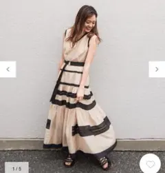 GRACE CONTINENTAL バイカラー切替ワンピース　サイズ36