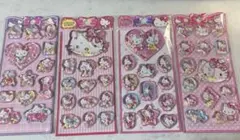 ハローキティ　3Dウォーターシール　4枚セット