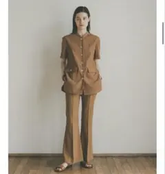 22SS CLANE CORDUROY STAND COLLAR SHIRTのサムネイル