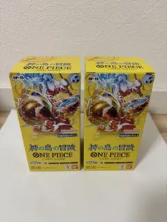 ワンピースカード 神の島の冒険 2BOXテープ付き - メルカリ