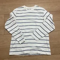 UNIQLO ボーダー　長袖カットソー L