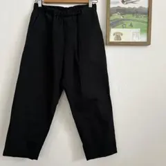 最終価格！ミズイロインドリネンイージーパンツ ブラック メイド・イン