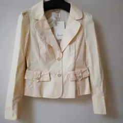 Harrods　ハロッズ　クリーム色のジャケット　未使用品　Sサイズのサムネイル