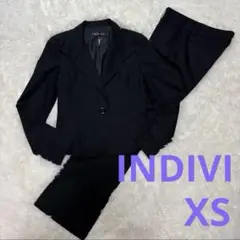美品　INDIVI インディヴィ、パンツスーツ05/XS、黒