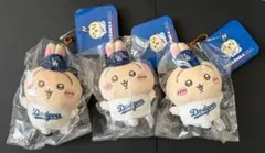 ちいかわ×MLB マスコット うさぎ（ドジャース）　3個セット