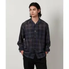 25ss UNITED ARROWS ボイル エアリー マドラスチェック シャツ