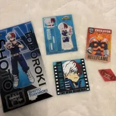 ヒロアカ　轟焦凍 エンデヴァー　アクリルスタンドセット　ラバーコースター付き