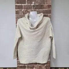 AZUL BY MOUSSY　アズールバイマウジー　ニット　オフホワイト　リブ